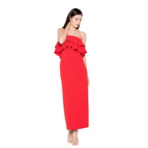 Šaty model 17936193 Červená - Venaton Velikost: L