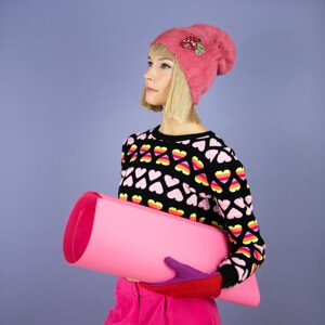 Dámská čepice model 17956574 Pink UNI - Art of polo