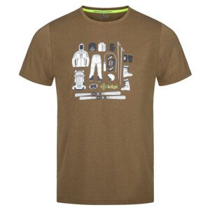 Pánské funkční tričko TORNES-M Tmavě zelená - Kilpi L