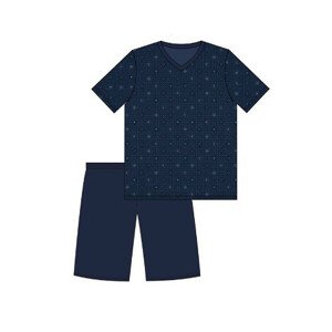 Pánské pyžamo  kr/r M2XL tmavě modrá M model 18022142 - Cornette