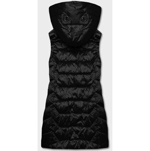 Černá dámská vesta s kapucí model 18022544 černá XXL (44) - S'WEST