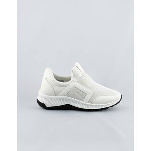 Bílé dámské boty slip-on (C1003) Bílá jedna velikost