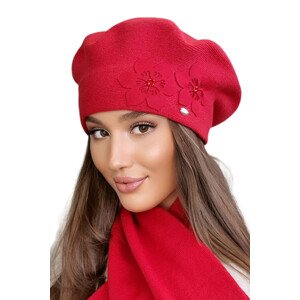 Dámský baret model 17673100 - Kamea Barva: RED 21, Velikost: Univerzální