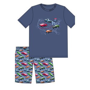 Dětské pyžamo BOY KR model 18033795 - Cornette Barva: džínovina, Velikost: 140