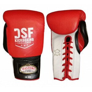 Boxerské rukavice se šněrováním DSF 10 oz  01DSF-02 - Masters Červená