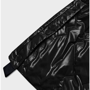 Černá dámská vesta s kapucí (6028) černá M (38)