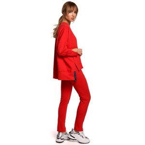 Mikina Made Of Emotion M491 Red Velikost: L/XL