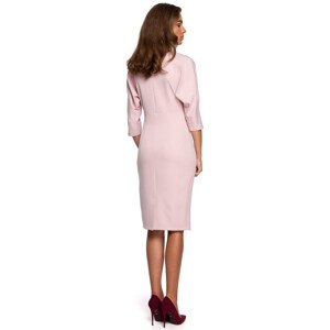 Stylove Šaty S242 Powder Pink Velikost: XL