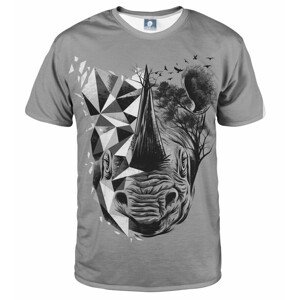 Aloha From Deer Rhino T-Shirt TSH AFD394 Grey XS