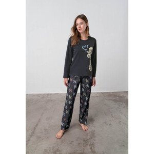 Vamp - Dvoudílné dámské pyžamo EBONY XL 17926 - Vamp