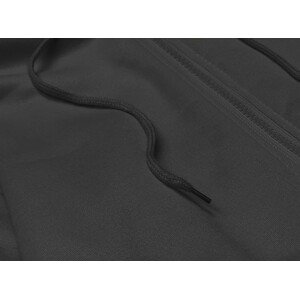 Černý dámský komplet - krátká mikina a kalhoty (YP-1107) černá XL (42)
