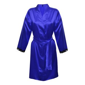 DKaren Housecoat Nancy Blue Velikost: L, Barva: Modrá