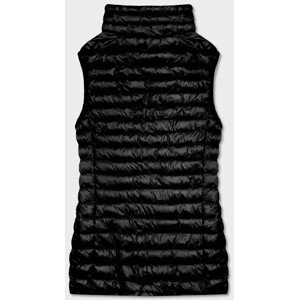 Krátká černá dámská prošívaná vesta (5M702-392) černá L (40)