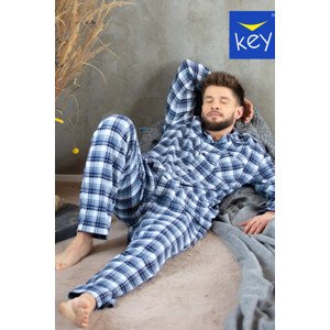 Pánské pyžamo MNS 426 B23 modrá L
