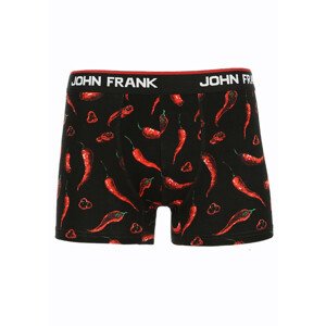 Pánské boxerky John Frank JFBD318 Velikost: XL, Barva: černá