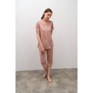 Vamp - Dvoudílné dámské pyžamo SALMON S 16017 - Vamp