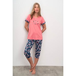 Vamp - Dvoudílné dámské pyžamo PINK ICE S 16031 - Vamp