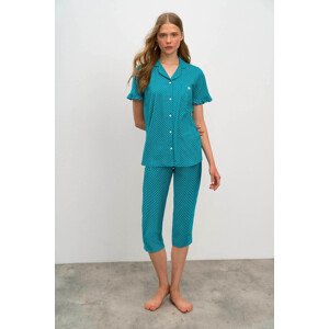Vamp - Dvoudílné dámské pyžamo BLUE LAGOON L 16279 - Vamp