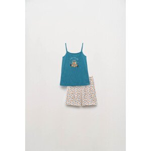 Vamp - Dvoudílné dětské pyžamo 16267 - Vamp Barva: blue lagoon, Velikost: XS