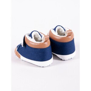 Yoclub Dětské chlapecké boty OBO-0195C-1900 Navy Blue 6-12 měsíců