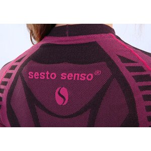 Sesto Senso Dámské funkční prádlo Tričko s dlouhým rukávem Růžová M