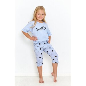 Dívčí pyžamo  kr/r Chloe L23 modrá 104 model 18340310 - Taro