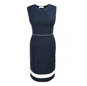 Dámské šaty  model 18346945 - Fokus Fashion Velikost: 48, Barvy: tmavě modrá