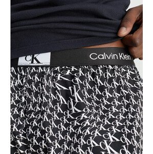 Pánské pyžamo NM2391E DRP černá/bílá - Calvin Klein černá/bílá L