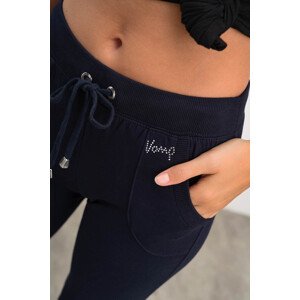Vamp - Pohodlné dámské teplákové kalhoty 18375 - Vamp Barva: blue, Velikost: S