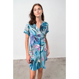 Vamp - Letní dámské šaty – Bahia 18525 - Vamp Barva: blue maui, Velikost: S