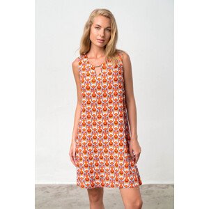 Letní dámské šaty –   model 18363055 - Vamp Barva: red langoustino, Velikost: XXL