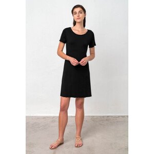 Vamp - Pohodlné dámské šaty – Syrah 18492 - Vamp Barva: black, Velikost: M