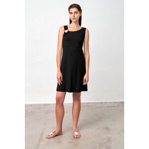 Vamp - Pohodlné dámské šaty – Syrah 18485 - Vamp Barva: black, Velikost: S