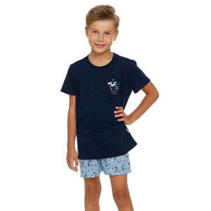 Dětské pyžamo  II tmavě modré model 18366078 - DN Nightwear Barva: modrá, Velikost: 122/128