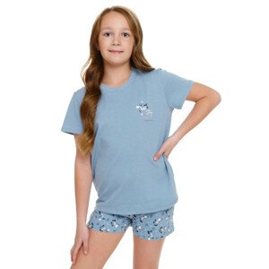 Dětské pyžamo  světle modré model 18366083 - DN Nightwear Barva: modrá, Velikost: 110/116