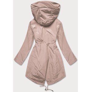 béžová dámská bunda se kapsami model 18378960 - Miss TiTi Barva: Béžová, Velikost: 50