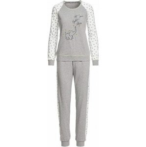 Dámské pyžamo 13553 - Vamp  šedo-bílá XL
