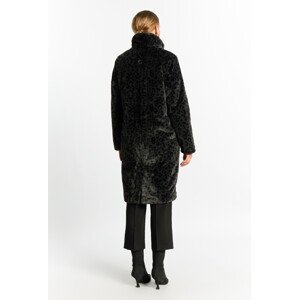 Monnari Kabáty Dámský kabát z umělé kožešiny Multi Black