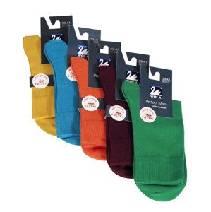 Hladké pánské ponožky  model 7509403 - Wola Barva: CAROTTE A93, Velikost: 45-47