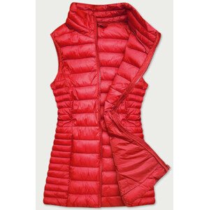 Červená dámská vesta model 16150506 - J.STYLE Červená M (38)