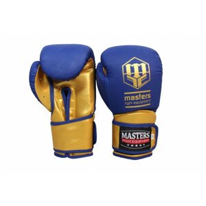 Boxerské rukavice RPU-COLOR/GOLD 10 oz 01439-0210 - Masters niebieski+10 oz