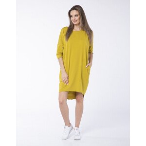 Look Made With Love Šaty 324 Kate Mustard S/M