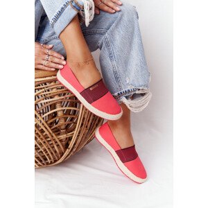 Espadrilles On A Braided Sole Big Star Red Velikost: 38