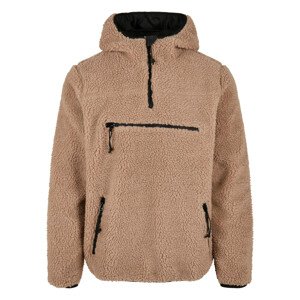 Teddyfleece Worker Pullover Jacket camel Grösse: 3XL
