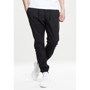 Strečové kalhoty na jogging černé XL