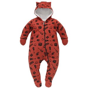 Pinokio Let's Rock Warm Overall Red 56