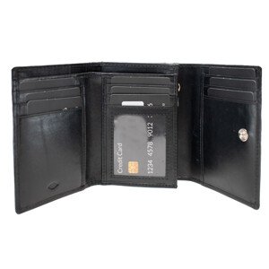 Peněženka Semiline RFID P8263-0 černá 9,5 cm x 12 cm x 2 cm