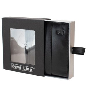 Peněženka Semiline RFID P8265-0 černá 11,5 cm x 9 cm x 2 cm
