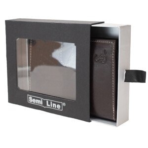 Peněženka Semiline RFID P8266-1 Brown 9,5 cm x 12,5 cm x 2,5 cm