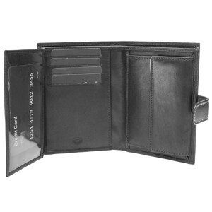 Peněženka Semiline RFID P8270-0 černá 9,5 cm x 12,5 cm x 2,5 cm